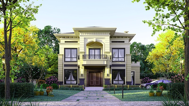 浦东中式合院住宅，开放庭院与邻里乡亲更亲近